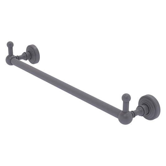 Allied Brass WP-41-36-PEG-GYM Waverly Place 36" Matte Gray Towel Bar