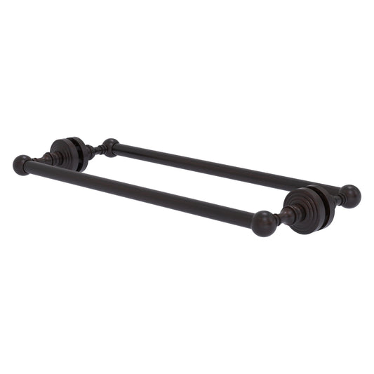 Allied Brass WP-41-BB-18-VB Waverly Place 18" Venetian Bronze Back to Back Shower Door Towel Bar