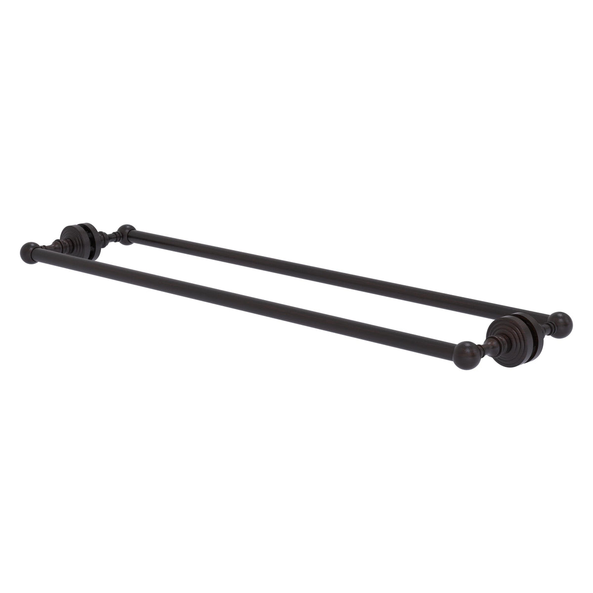 Allied Brass WP-41-BB-30-VB Waverly Place 30" Venetian Bronze Back to Back Shower Door Towel Bar