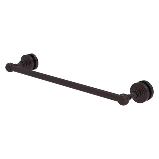 Allied Brass WP-41-SM-18-ABZ Waverly Place 18" Antique Bronze Shower Door Towel Bar