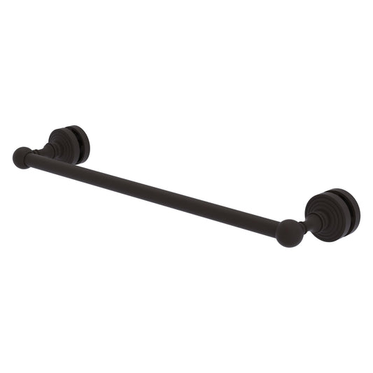 Allied Brass WP-41-SM-18-ORB Waverly Place 18" Oil Rubbed Bronze Shower Door Towel Bar