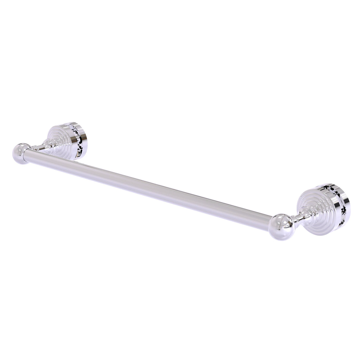 Allied Brass WP-41-SM-18-PC Waverly Place 18" Polished Chrome Shower Door Towel Bar