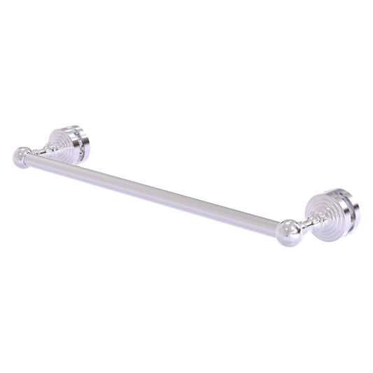 Allied Brass WP-41-SM-18-SCH Waverly Place 18" Satin Chrome Shower Door Towel Bar
