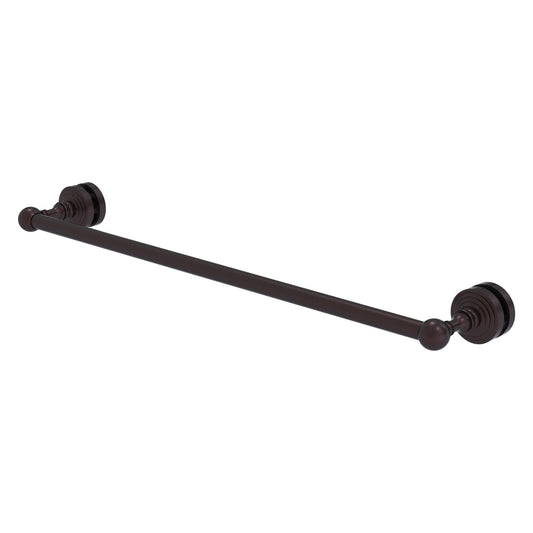 Allied Brass WP-41-SM-24-ABZ Waverly Place 24" Antique Bronze Shower Door Towel Bar