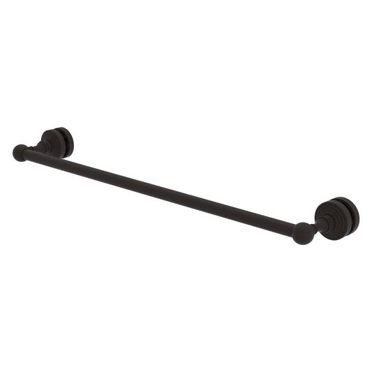 Allied Brass WP-41-SM-24-ORB Waverly Place 24" Oil Rubbed Bronze Shower Door Towel Bar