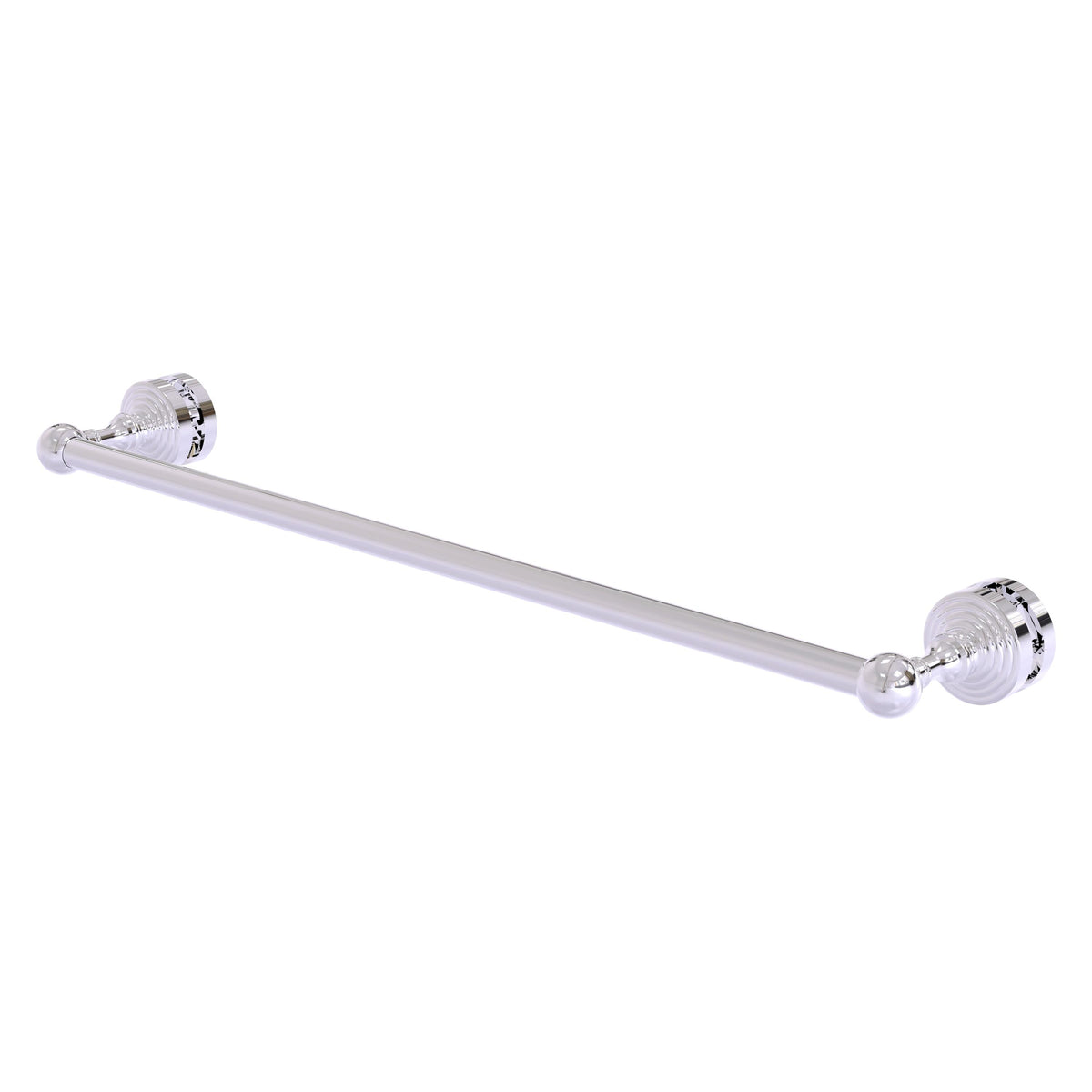 Allied Brass WP-41-SM-24-PC Waverly Place 24" Polished Chrome Shower Door Towel Bar