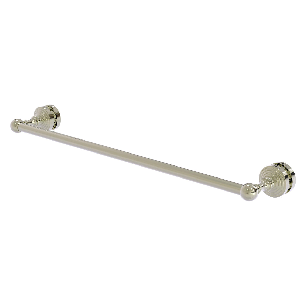 Allied Brass WP-41-SM-24-PNI Waverly Place 24" Polished Nickel Shower Door Towel Bar