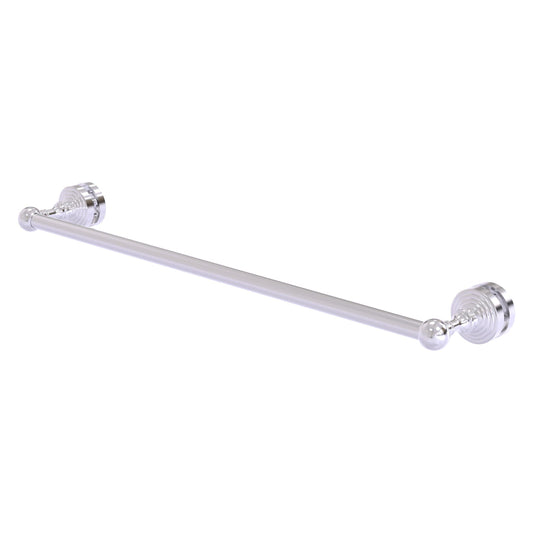 Allied Brass WP-41-SM-24-SCH Waverly Place 24" Satin Chrome Shower Door Towel Bar