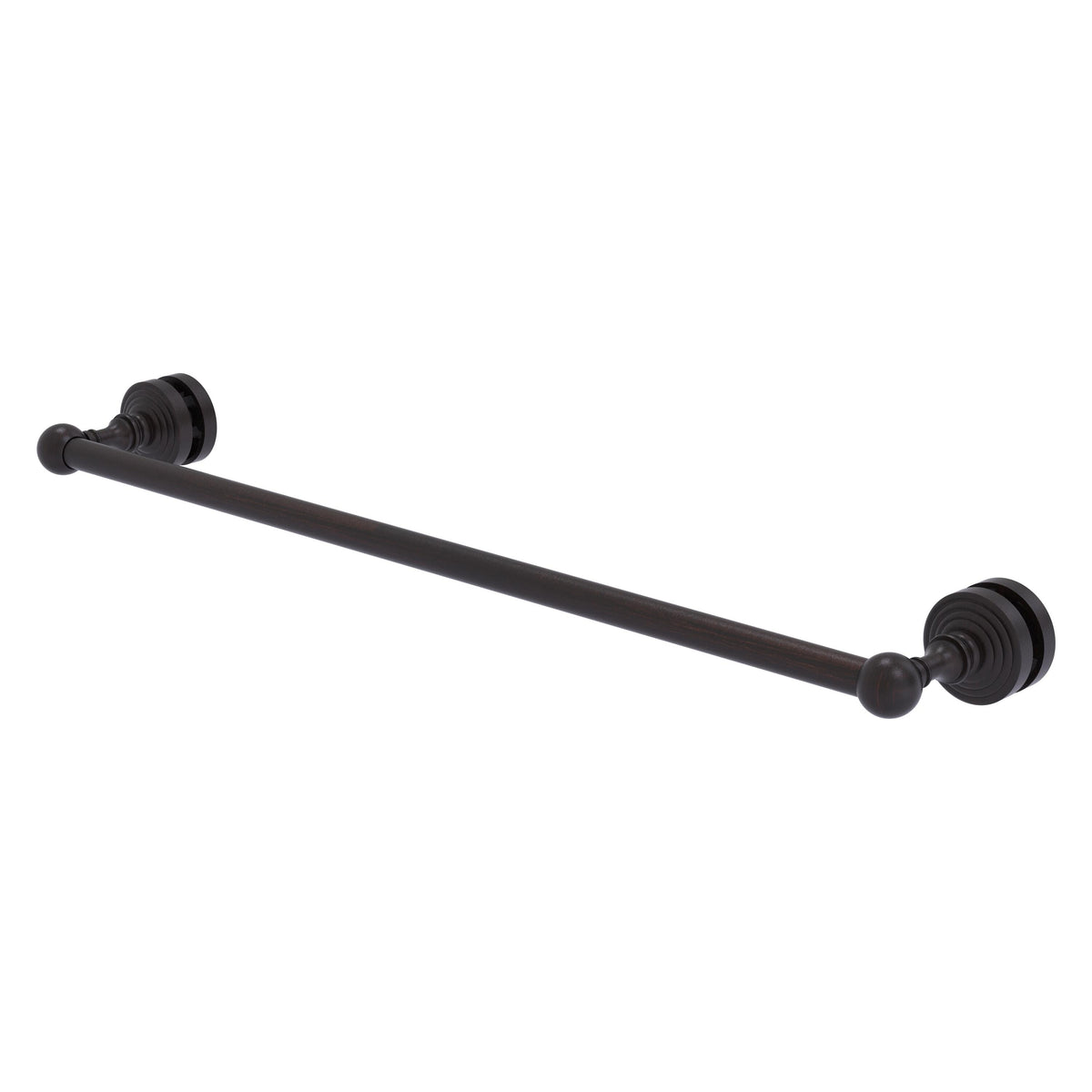 Allied Brass WP-41-SM-24-VB Waverly Place 24" Venetian Bronze Shower Door Towel Bar