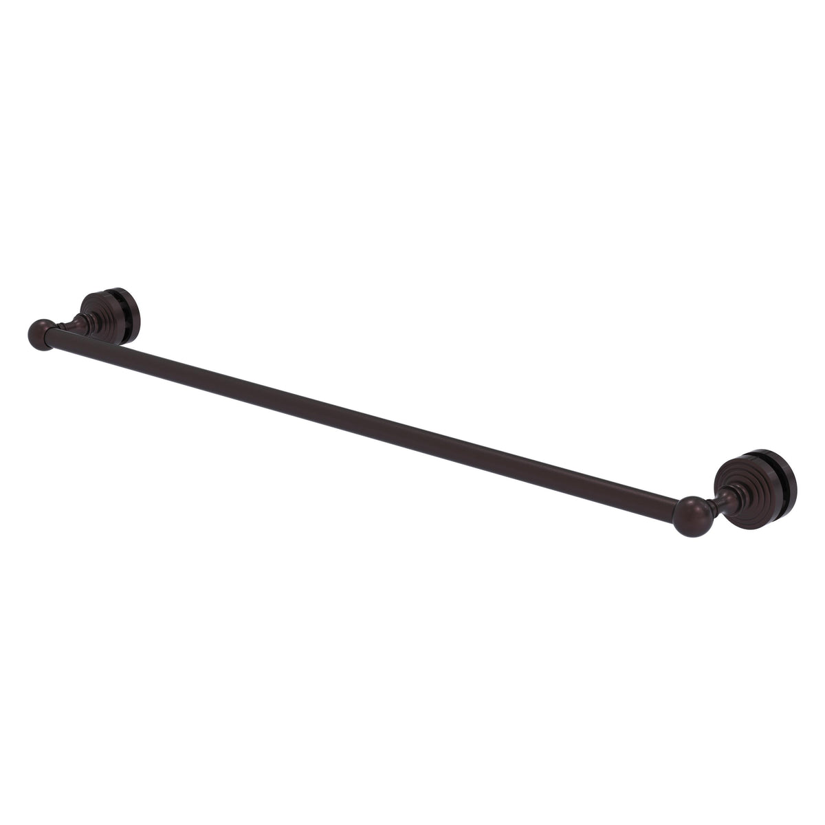 Allied Brass WP-41-SM-30-ABZ Waverly Place 30" Antique Bronze Shower Door Towel Bar