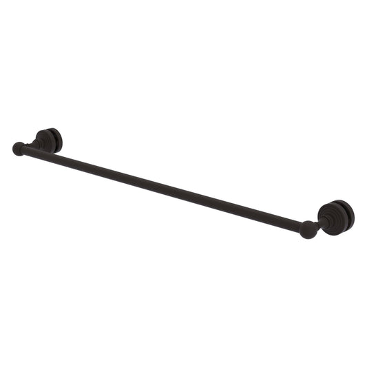 Allied Brass WP-41-SM-30-ORB Waverly Place 30" Oil Rubbed Bronze Shower Door Towel Bar