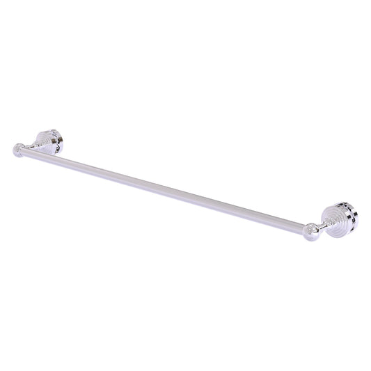 Allied Brass WP-41-SM-30-PC Waverly Place 30" Polished Chrome Shower Door Towel Bar