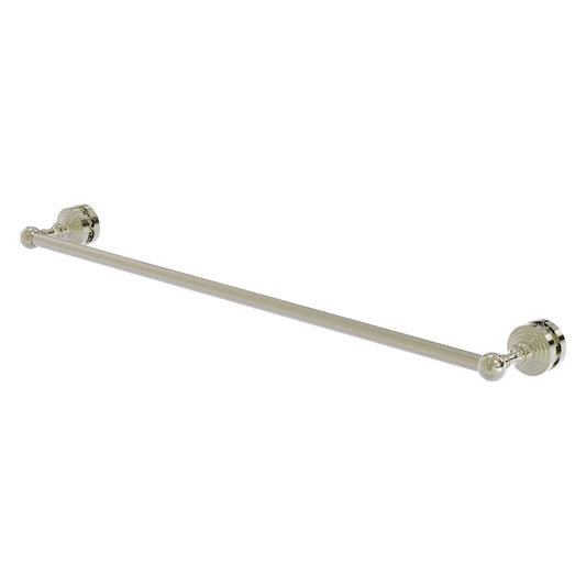 Allied Brass WP-41-SM-30-PNI Waverly Place 30" Polished Nickel Shower Door Towel Bar