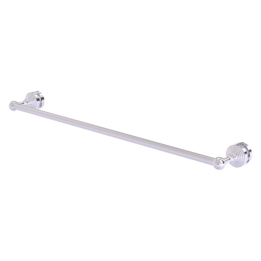 Allied Brass WP-41-SM-30-SCH Waverly Place 30" Satin Chrome Shower Door Towel Bar
