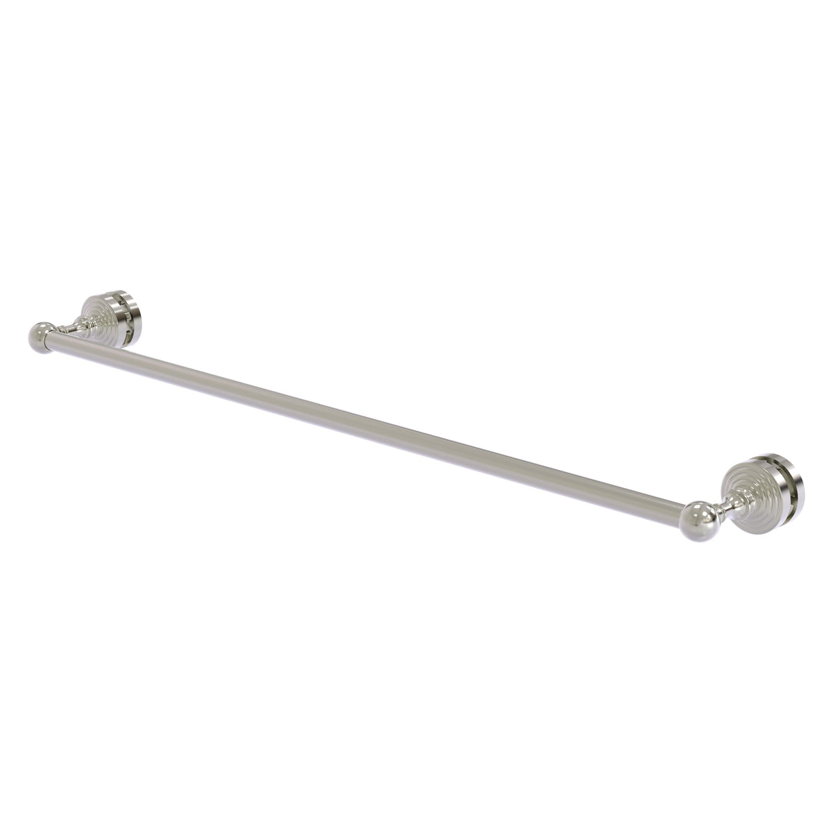 Allied Brass WP-41-SM-30-SN Waverly Place 30" Satin Nickel Shower Door Towel Bar