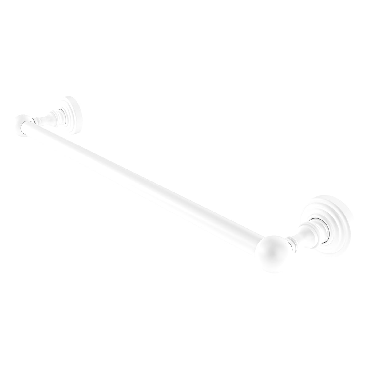 Allied Brass WP-41/18-WHM Waverly Place 18" Matte White Towel Bar