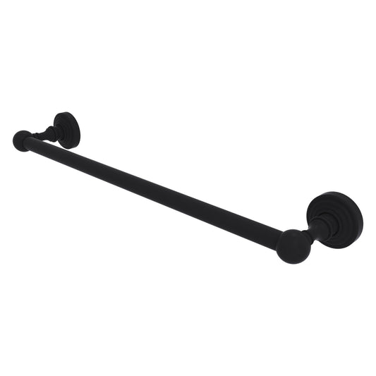 Allied Brass WP-41/24-BKM Waverly Place 24" Matte Black Towel Bar