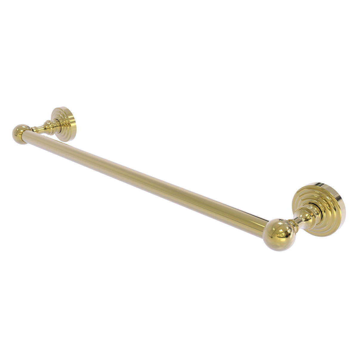 Allied Brass WP-41/30-UNL Waverly Place 30" Unlacquered Brass Towel Bar