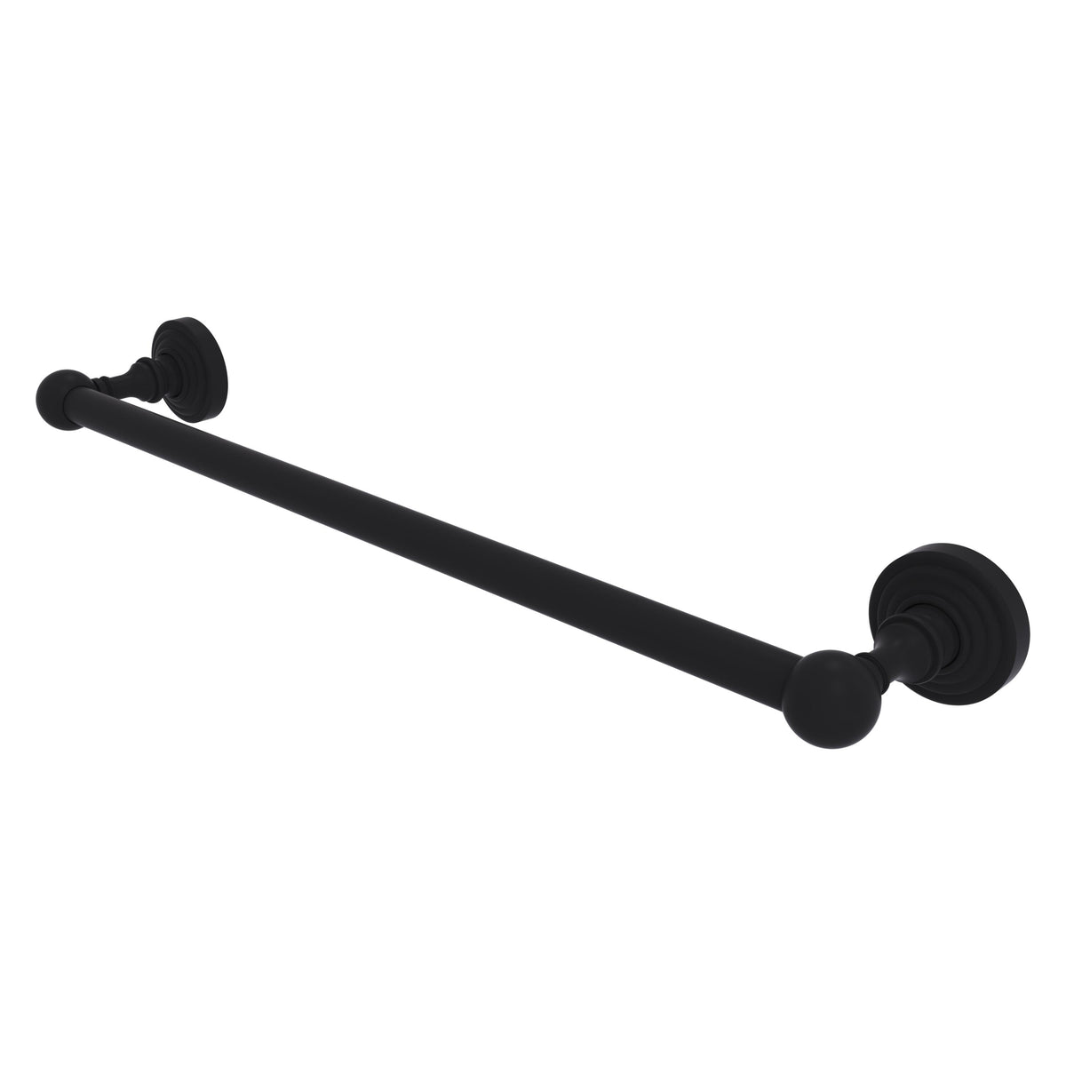 Allied Brass WP-41/36-BKM Waverly Place 36" Matte Black Towel Bar