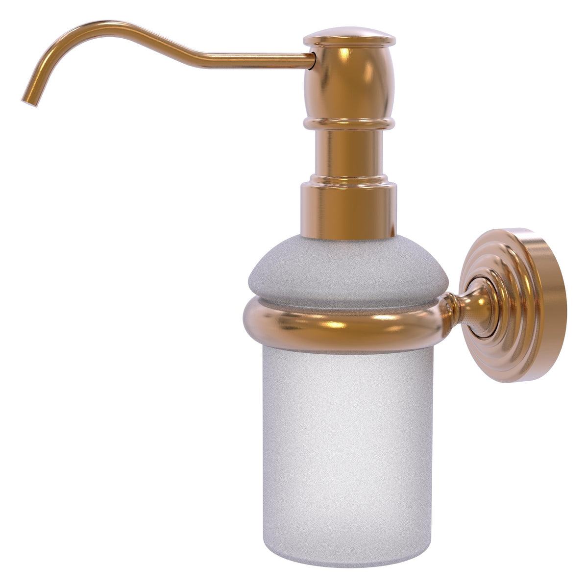 Allied Brass WP-60-BBR Waverly Place Brushed Bronze Wall-Mounted Soap Dispenser
