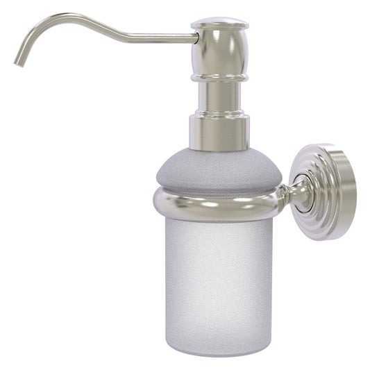 Allied Brass WP-60-SN Waverly Place Satin Nickel Wall-Mounted Soap Dispenser