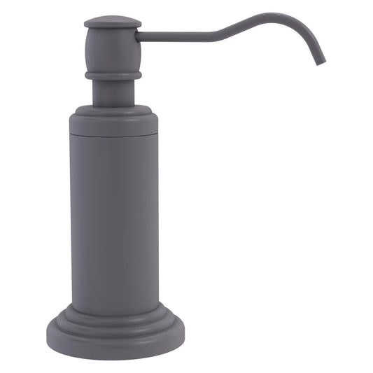 Allied Brass WP-61-GYM Waverly Place Matte Gray Soap Dispenser