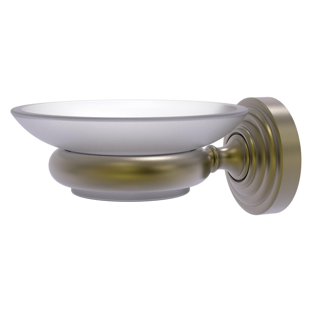 Allied Brass WP-62-ABR Waverly Place Antique Brass Wall-Mounted Soap Dish
