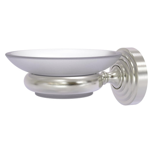 Allied Brass WP-62-SN Waverly Place Satin Nickel Wall-Mounted Soap Dish