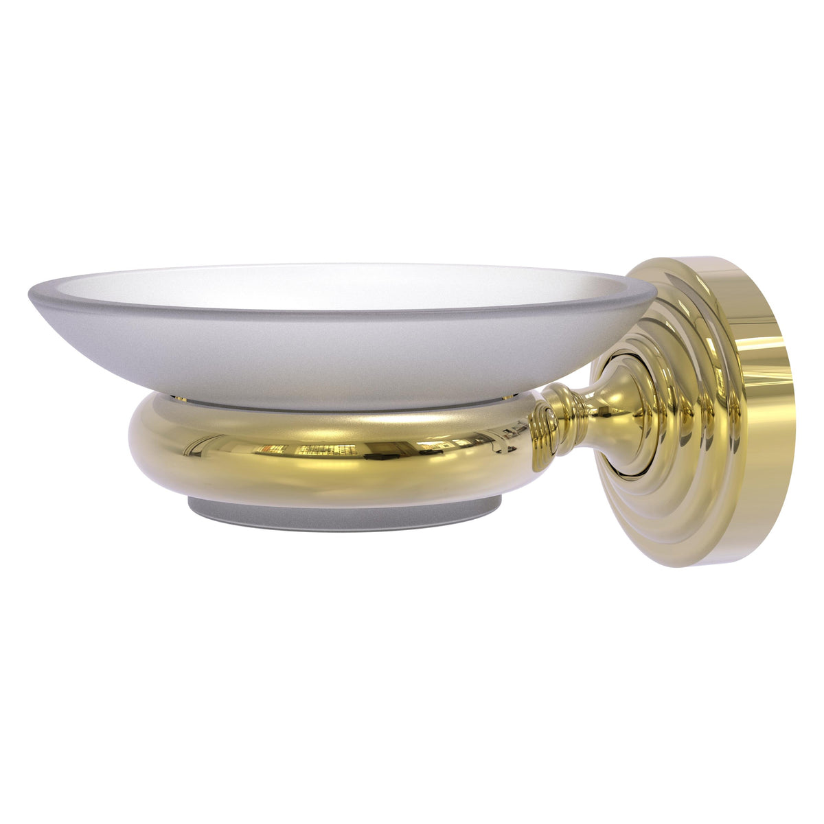 Allied Brass WP-62-UNL Waverly Place Unlacquered Brass Wall-Mounted Soap Dish