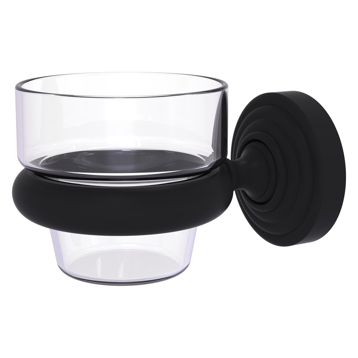 Allied Brass WP-64-BKM Waverly Place Matte Black Wall-Mounted Votive Candle Holder