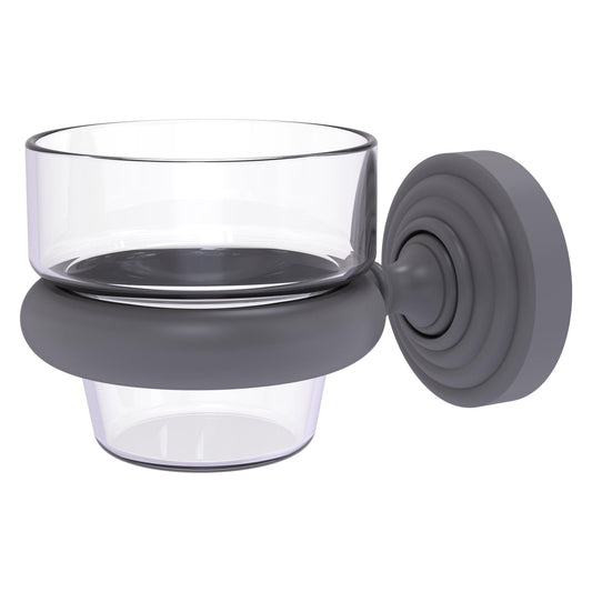 Allied Brass WP-64-GYM Waverly Place Matte Gray Wall-Mounted Votive Candle Holder