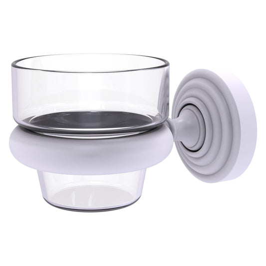 Allied Brass WP-64-WHM Waverly Place Matte White Wall-Mounted Votive Candle Holder