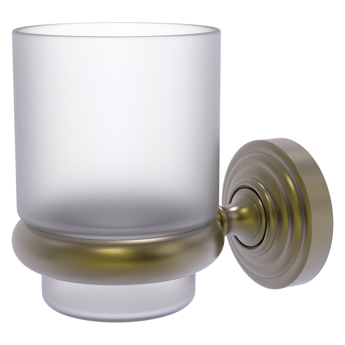 Allied Brass WP-66-ABR Waverly Place Antique Brass Wall-Mounted Tumbler Holder