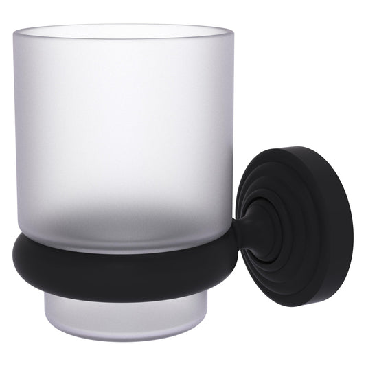 Allied Brass WP-66-BKM Waverly Place Matte Black Wall-Mounted Tumbler Holder