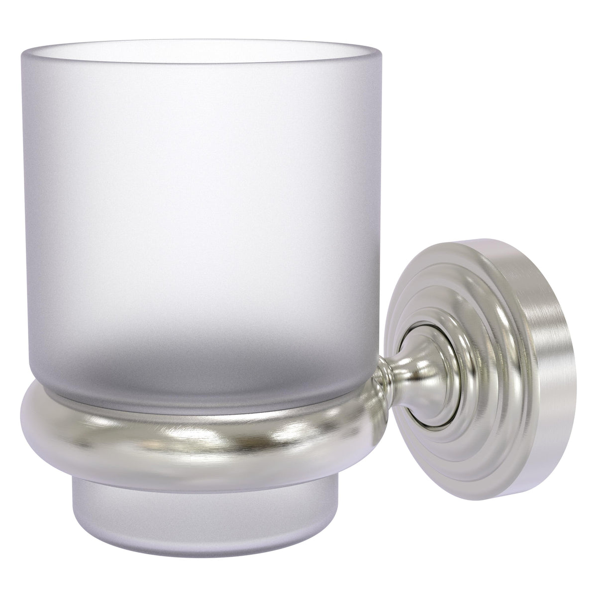 Allied Brass WP-66-SN Waverly Place Satin Nickel Wall-Mounted Tumbler Holder