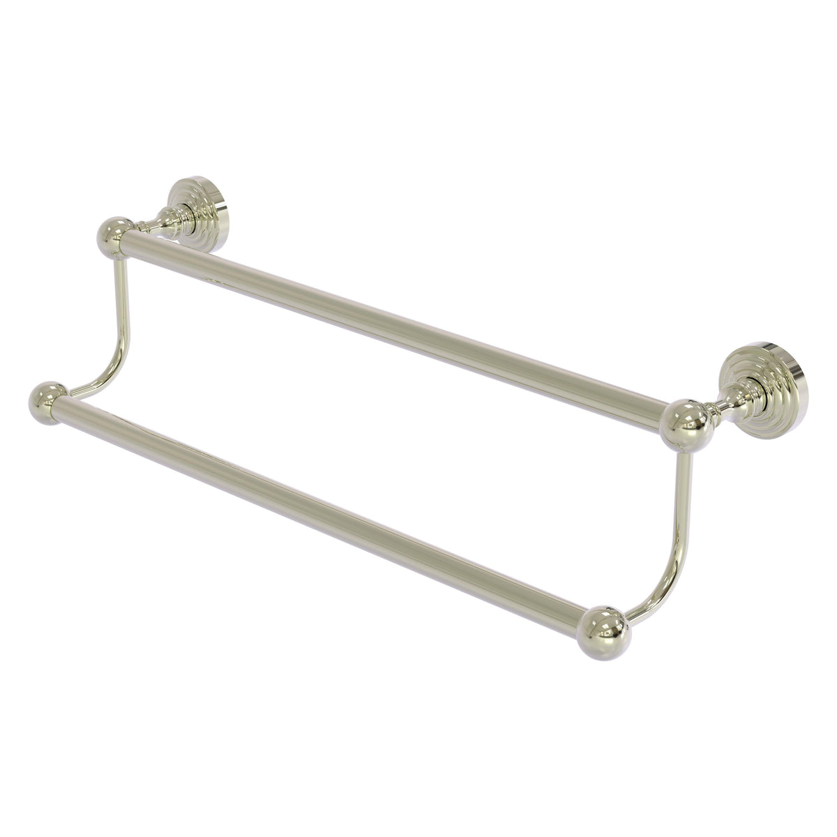 Allied Brass WP-72/30-PNI Waverly Place 30" Polished Nickel Double Towel Bar