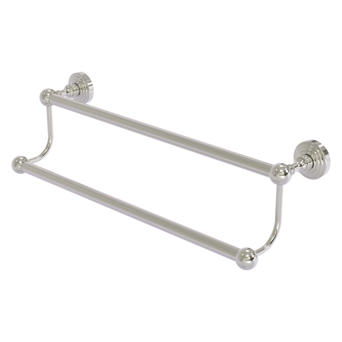 Allied Brass WP-72/30-SN Waverly Place 30" Satin Nickel Double Towel Bar