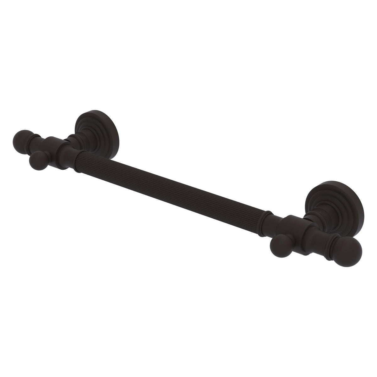 Allied Brass WP-GRR-16-ORB Waverly Place 16" Oil Rubbed Bronze Reeded Grab Bar