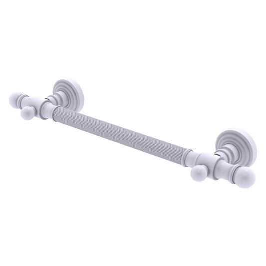 Allied Brass WP-GRR-32-WHM Waverly Place 32" Matte White Reeded Grab Bar