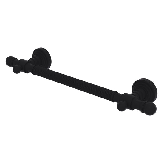 Allied Brass WP-GRR-36-BKM Waverly Place 36" Matte Black Reeded Grab Bar