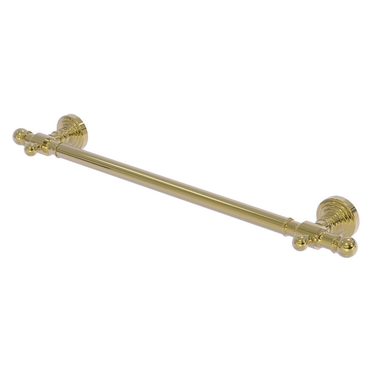 Allied Brass WP-GRS-16-UNL Waverly Place 16" Unlacquered Brass Smooth Grab Bar