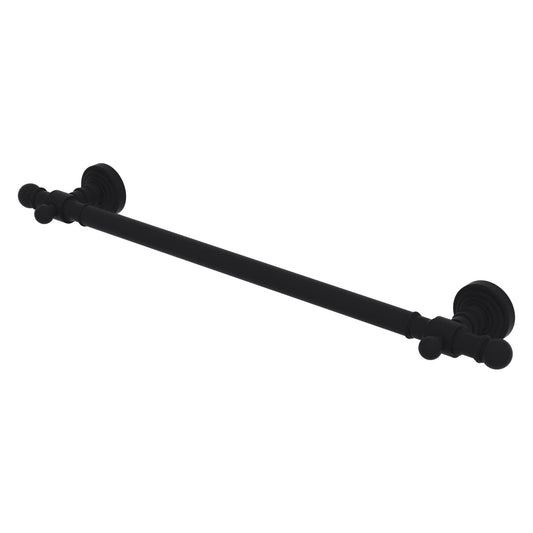 Allied Brass WP-GRS-32-BKM Waverly Place 32" Matte Black Smooth Grab Bar