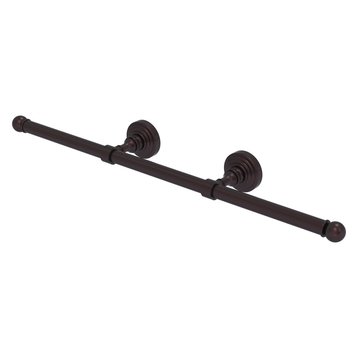 Allied Brass WP-GT-3-ABZ Waverly Place Antique Bronze Wall-Mounted Horizontal Guest Towel Holder