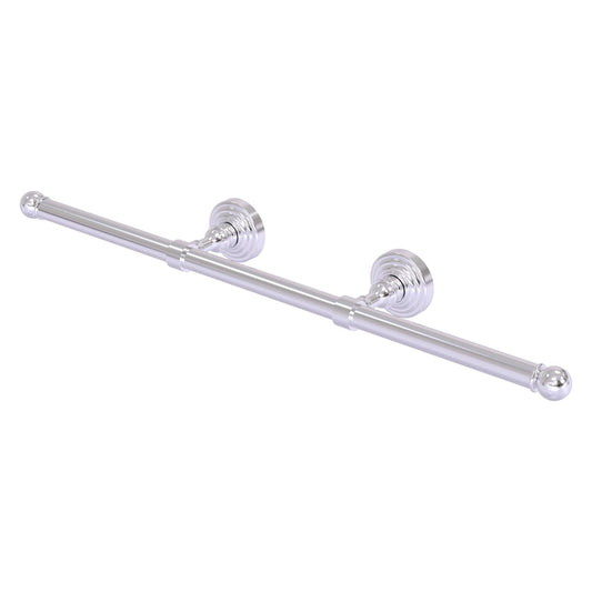 Allied Brass WP-GT-3-SCH Waverly Place Satin Chrome Wall-Mounted Horizontal Guest Towel Holder
