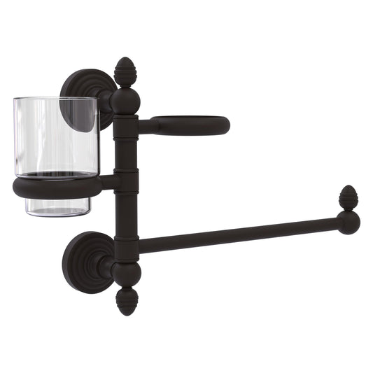 Allied Brass WP-GTBD-1-ORB Waverly Place Oil Rubbed Bronze Hair Dryer Holder and Organizer