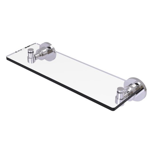 Allied Brass WS-1/16-PC Washington Square 16" Polished Chrome Glass Vanity Shelf