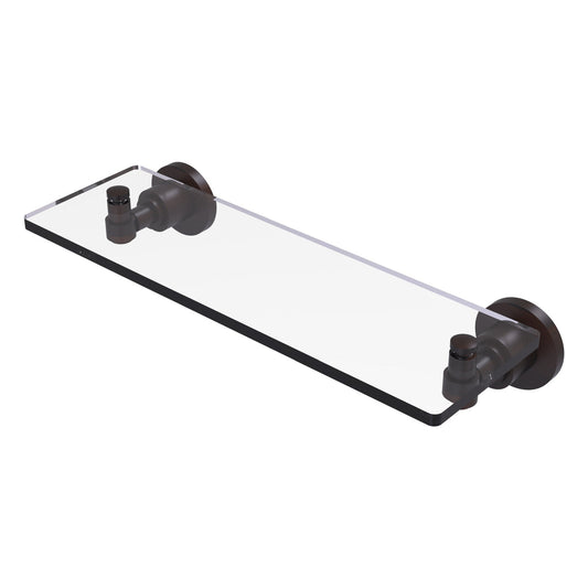 Allied Brass WS-1/16-VB Washington Square 16" Venetian Bronze Glass Vanity Shelf