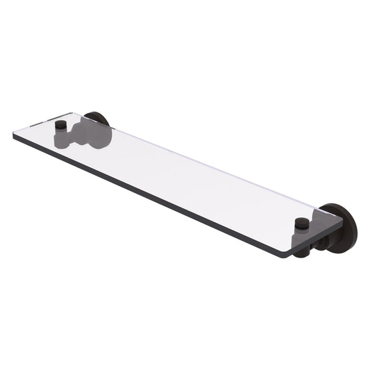 Allied Brass WS-1/22-ORB Washington Square 22" Oil Rubbed Bronze Glass Vanity Shelf