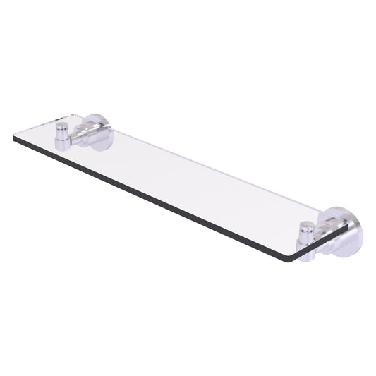 Allied Brass WS-1/22-SCH Washington Square 22" Satin Chrome Glass Vanity Shelf