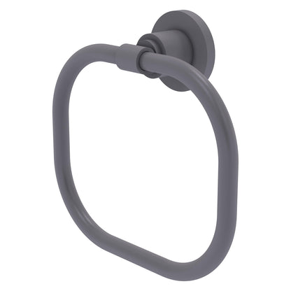 Allied Brass WS-16-GYM Washington Square Matte Gray Towel Ring